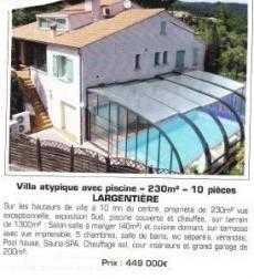 Villa avec piscine à Largentière - Largentière (07110)