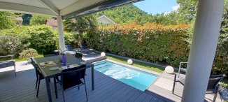 Maison d'architecte, piscine, 2 chambres type suite, ou 1 suite et 2 chambres - Gières (38610)